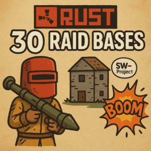40 Raidable Bases Pack &Amp; Loot Tables - (Easy-Expert) 1.0.1